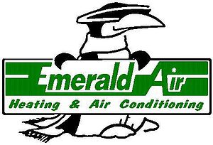 Emerald Heating & Air Conditioning logo in support of One Hopeful Place.